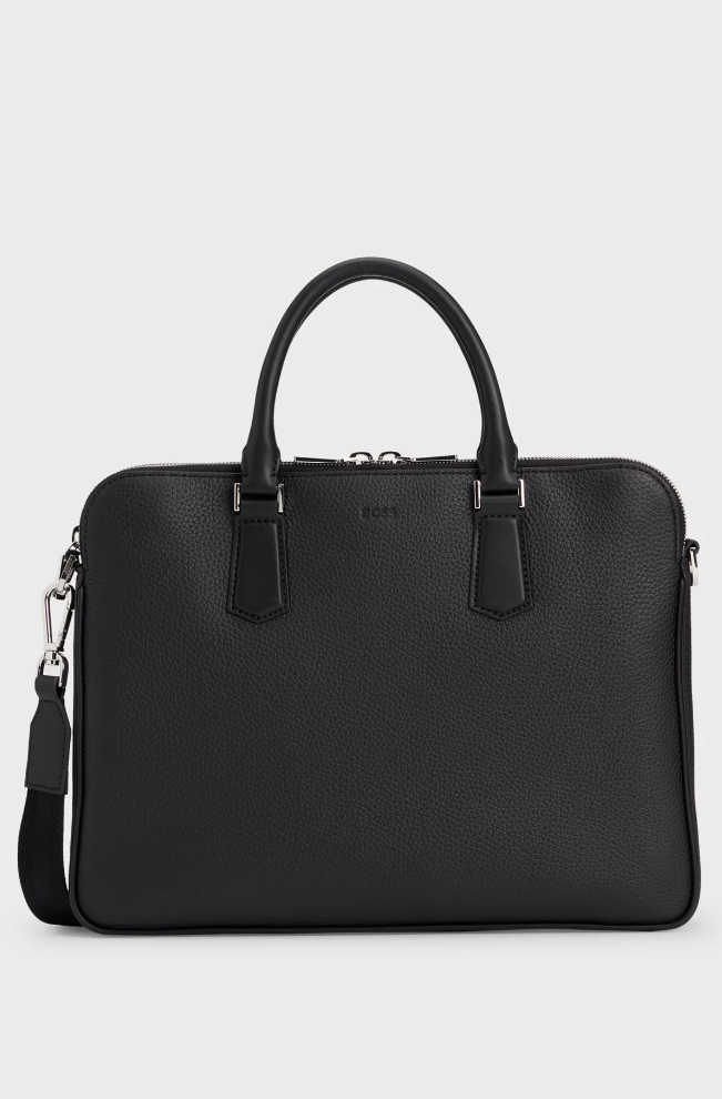 PC-Veske - New Crosstown Slimline Document Case Italian Leather Black