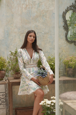 Kjole - Ellie Mini Dress Forest Floral
