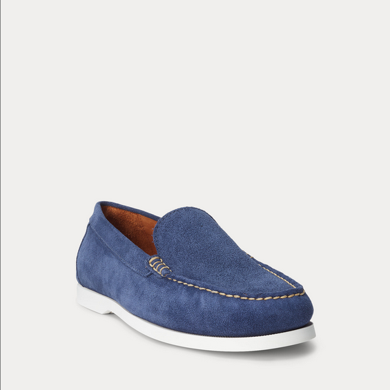 Mokkasiner - Merton Suede Venetian Loafer Navy