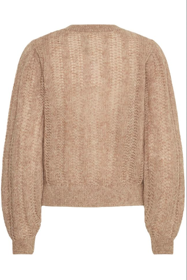 Cardigan - Irmelia Cardigan Cacao Nibs Melange