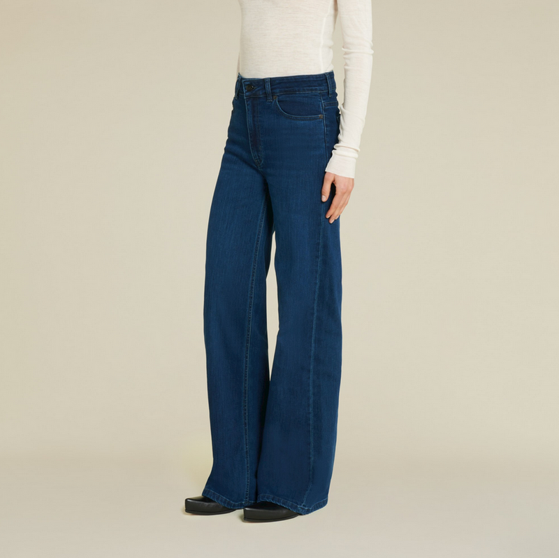 Jeans - Palazzo Night Blue Strike