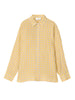 Skjorte - Coastal Shirt Natural Yellow Linen Check
