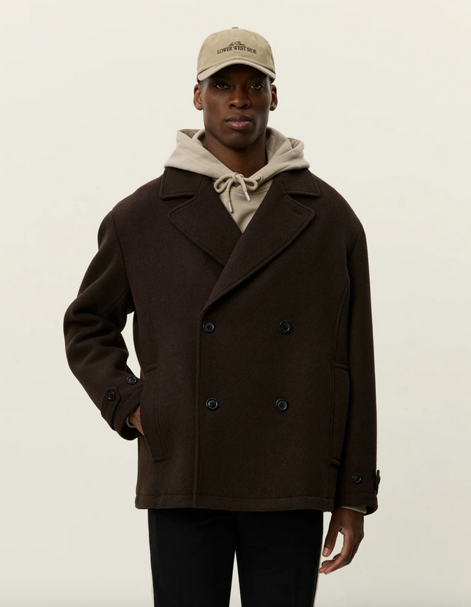 Jakke - McKee Solid Wool Jacket Delicioso
