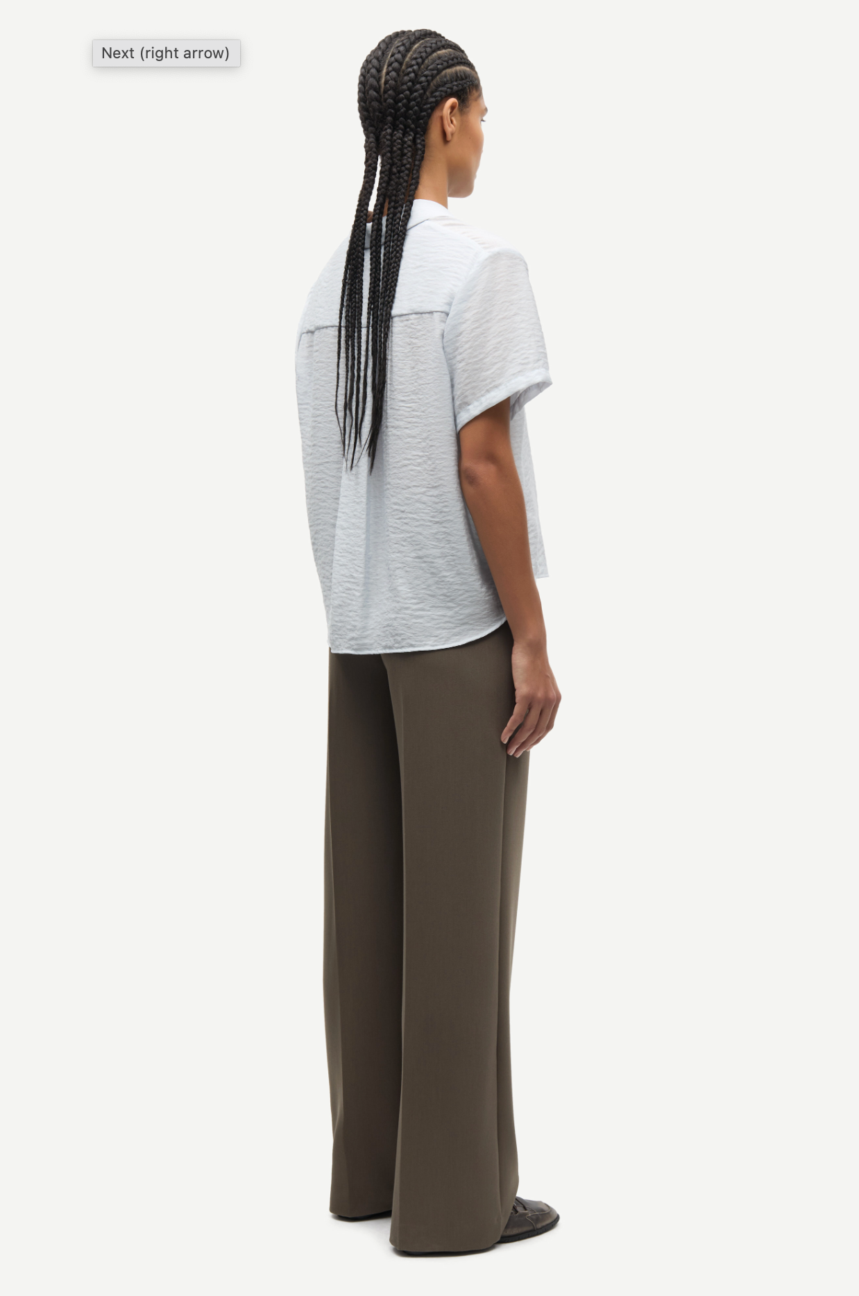 Skjorte - Samina NP Shirt Gray Dawn