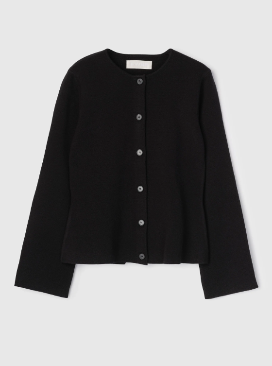 Genser - Milano Knit Wool Blazer Jet Black