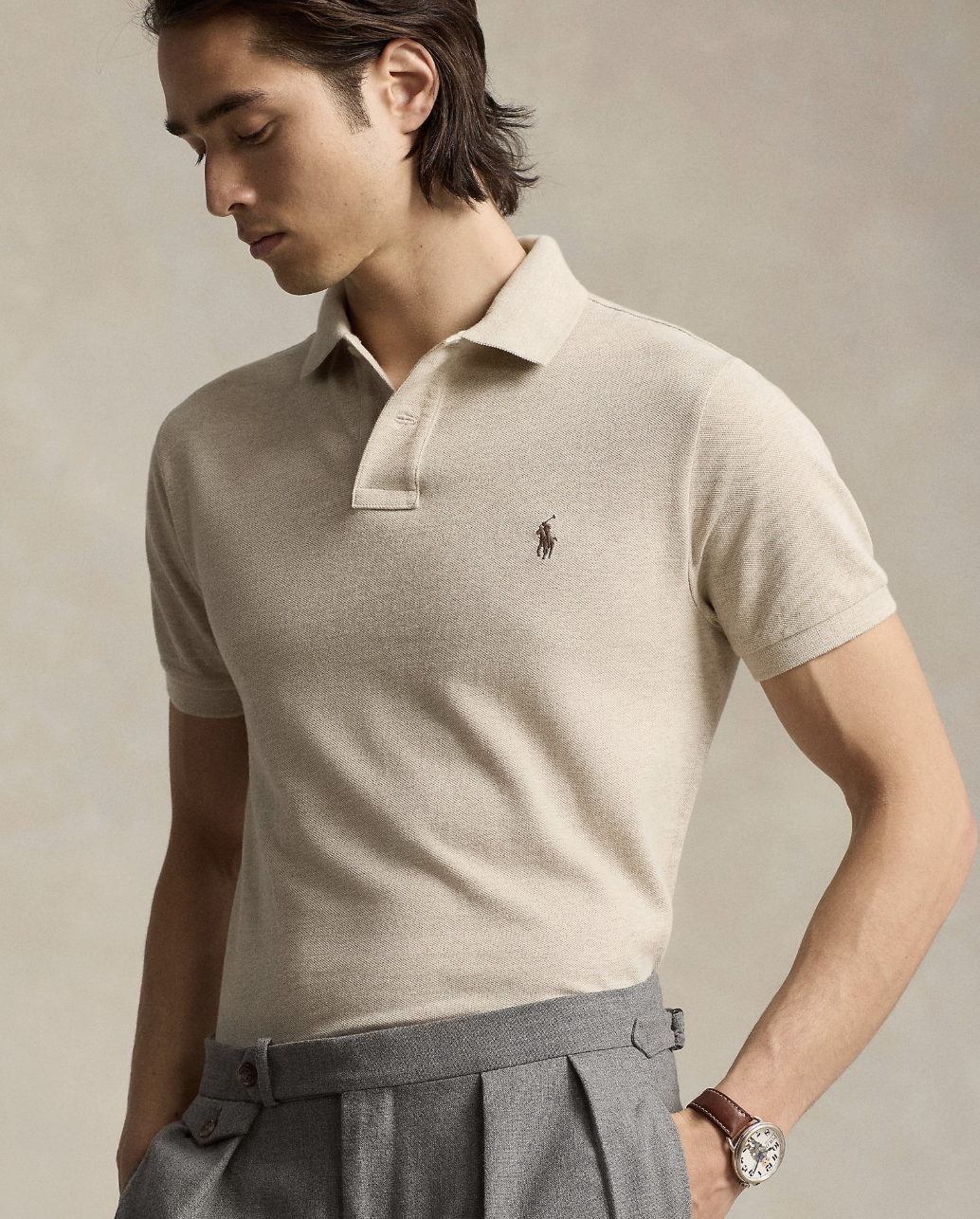 Pique - The Iconic Mesh Polo Shirt Expedition Dune