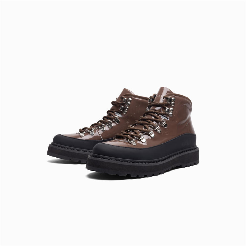 Boots - Hiking Core Cap Patent Chocolate Women