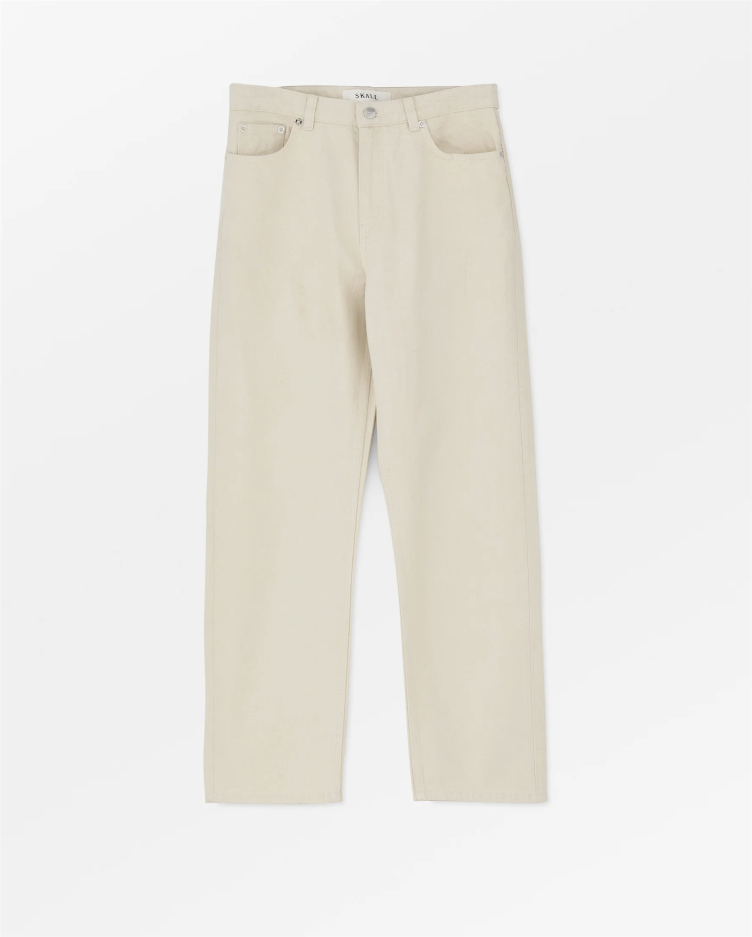 Bukse - Allison Cropped Jeans Ecru