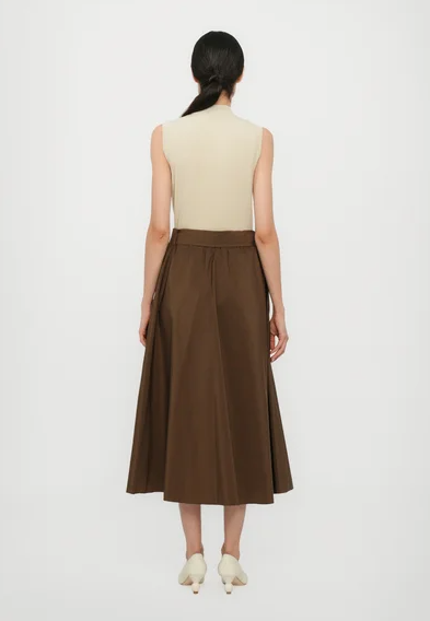 Skjørt -Zarda A-Line Skirt Chocolate