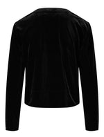 Cardigan - Signe Velour Jacket Black