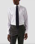 Skjorte - White Signature Twill Shirt Contemporary Fit