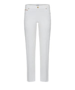 Jeans - Piper Short Classy White & Fringed