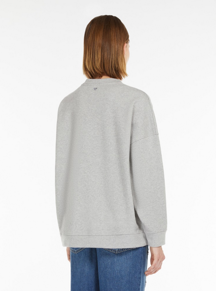 Genser - Lalla Organic Cotton Sweatshirt Medium Grey