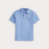 Pique - The Iconic Mesh Polo Shirt Harbour Island Blue
