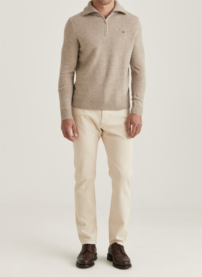 Genser - Hertford Half Zip Khaki