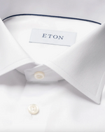 Skjorte - White Signature Twill Shirt Contemporary Fit