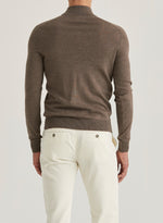 Genser - Merino John Zip Light Brown