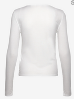 Topp - Lyocell Long Sleeve White