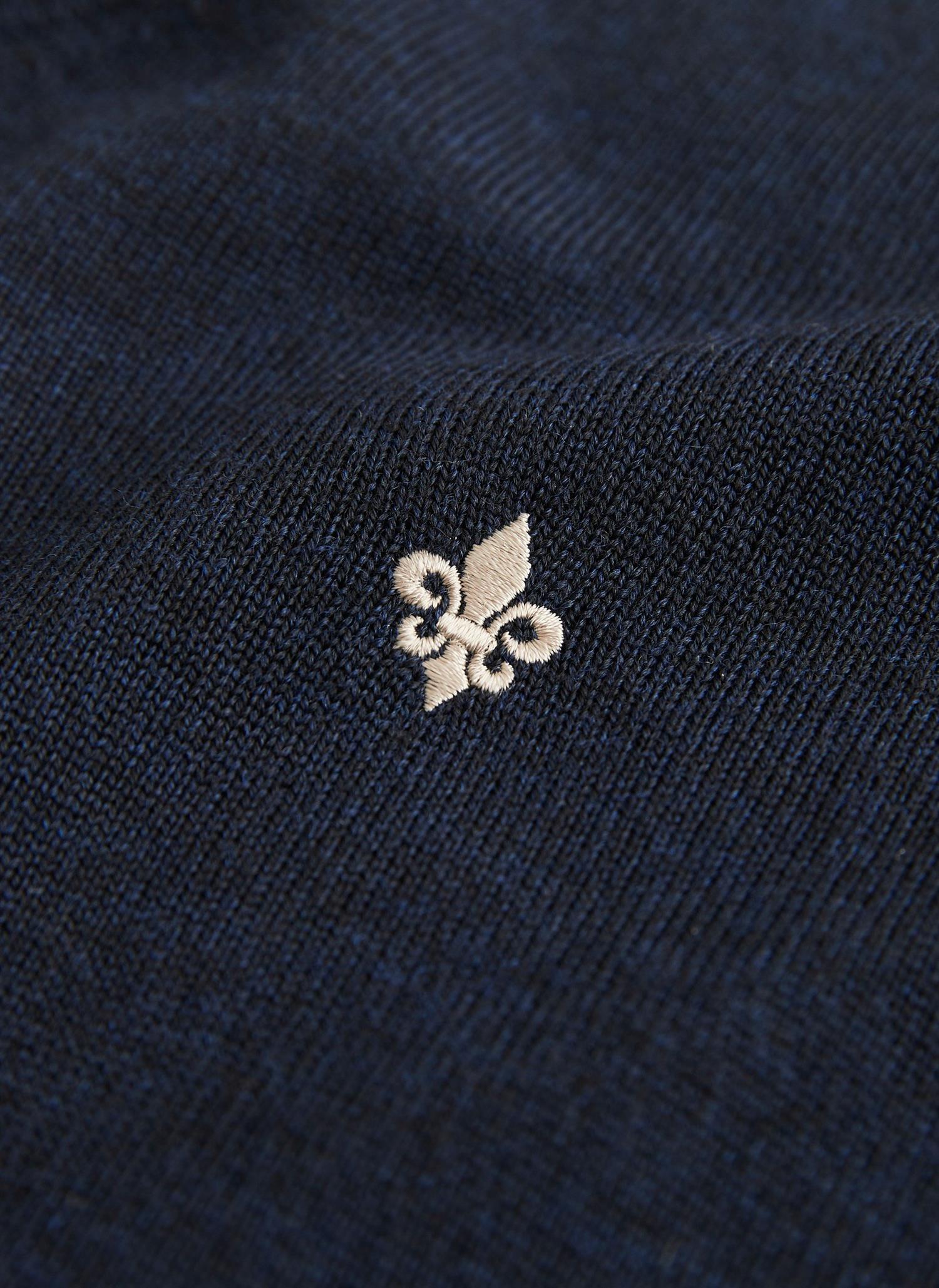 Genser - Merino V neck Navy
