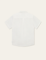 Skjorte - Kris Linen SS Shirt White