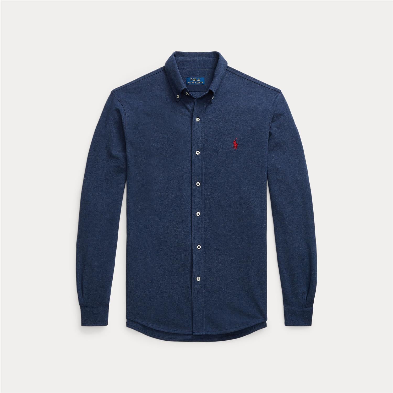 Skjorte - Featherweight Mesh Spring Navy