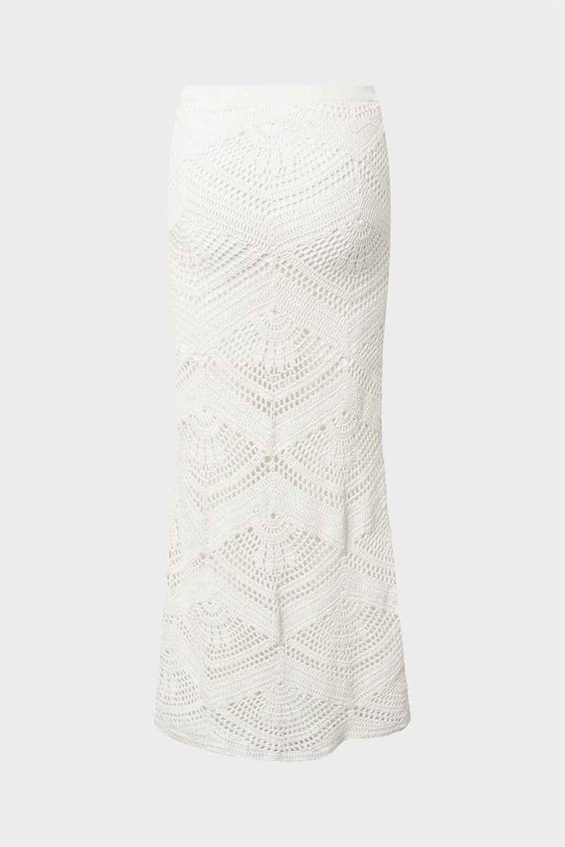 Skjørt - Rosemary Crochet Skirt Off White