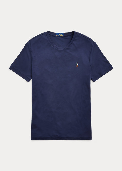 T-skjorte - Custom Slim Fit Soft Cotton T-Shirt French Navy