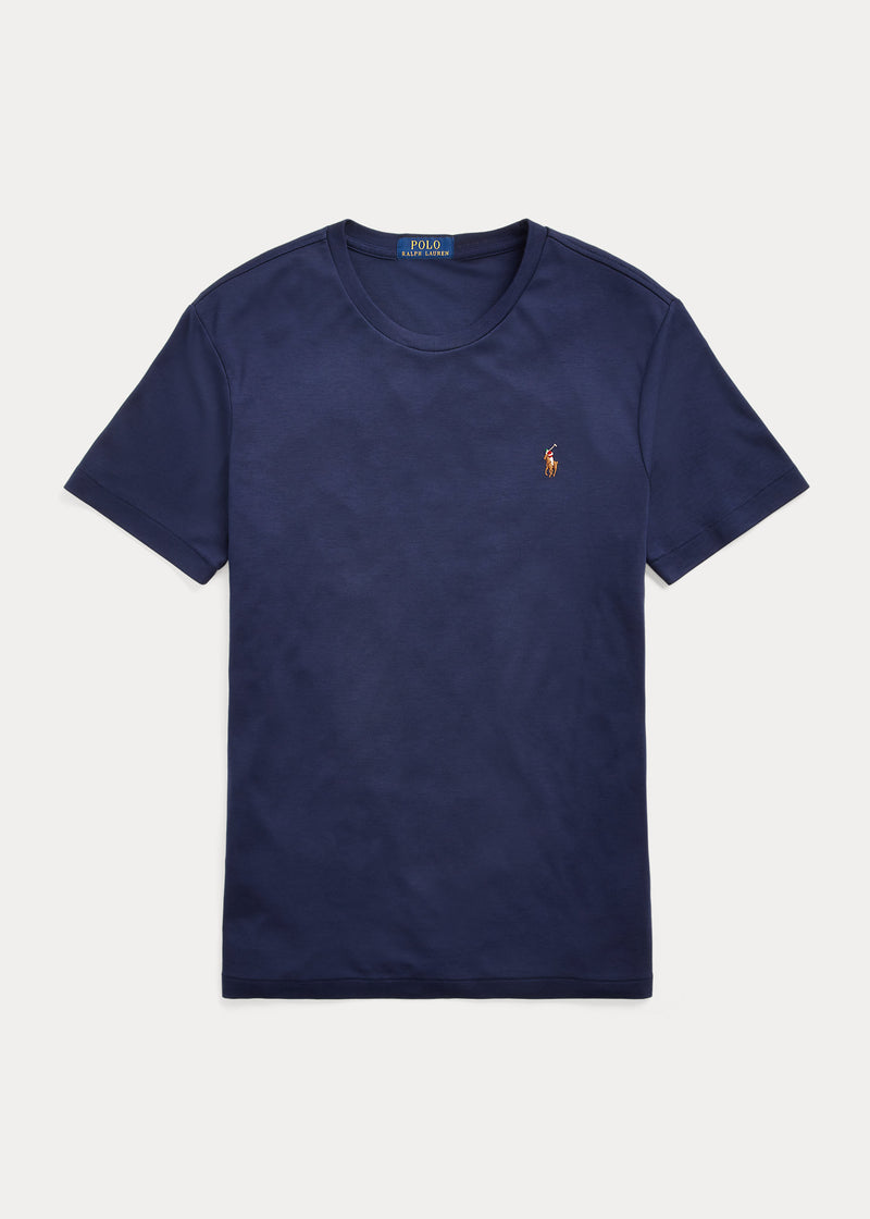 T-skjorte - Custom Slim Fit Soft Cotton T-Shirt French Navy