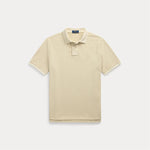 Pique - Custom Slim Mineral-Dyed Mesh Polo Shirt Natural