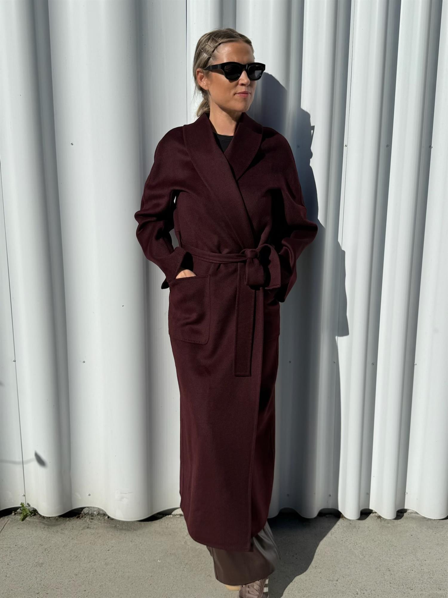 Kåpe - Cappotto Coat Burgundy