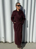 Kåpe - Cappotto Coat Burgundy