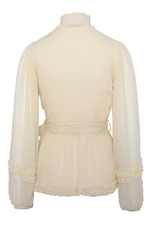 Bluse - Violetta Blouse Cream