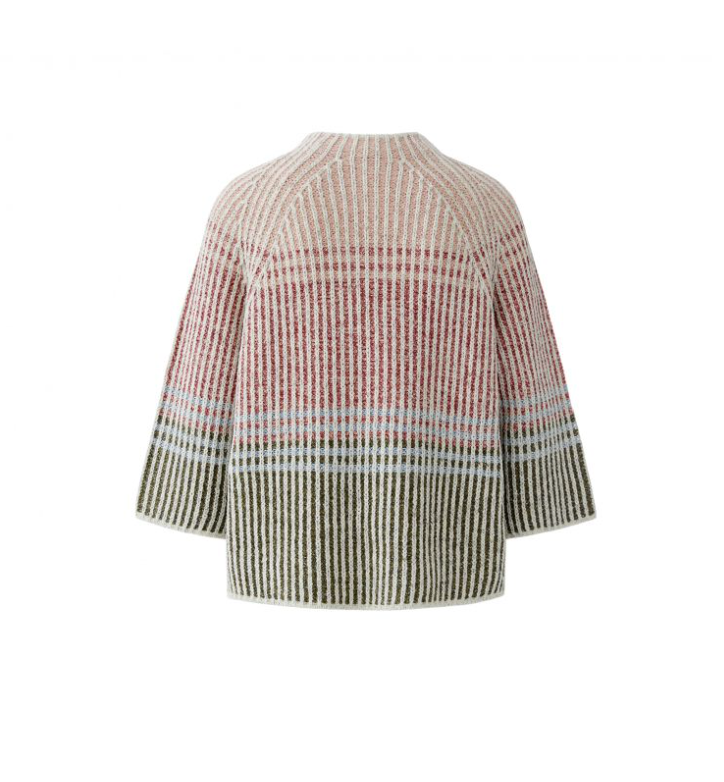 Genser - Pullover Offwhite Red