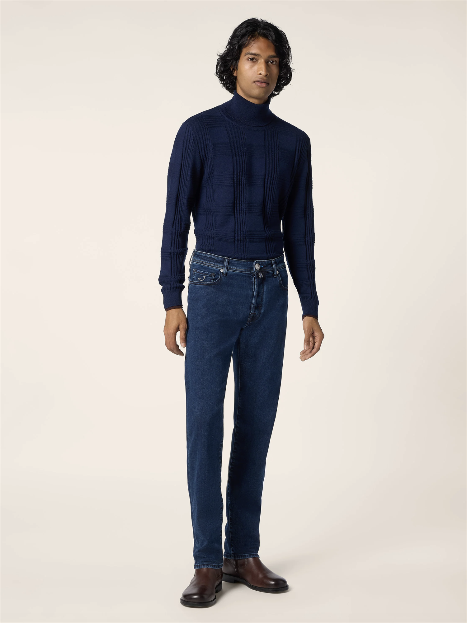 Jeans - Bard Regular Slim 5 Pocket Jeans Dark Blue