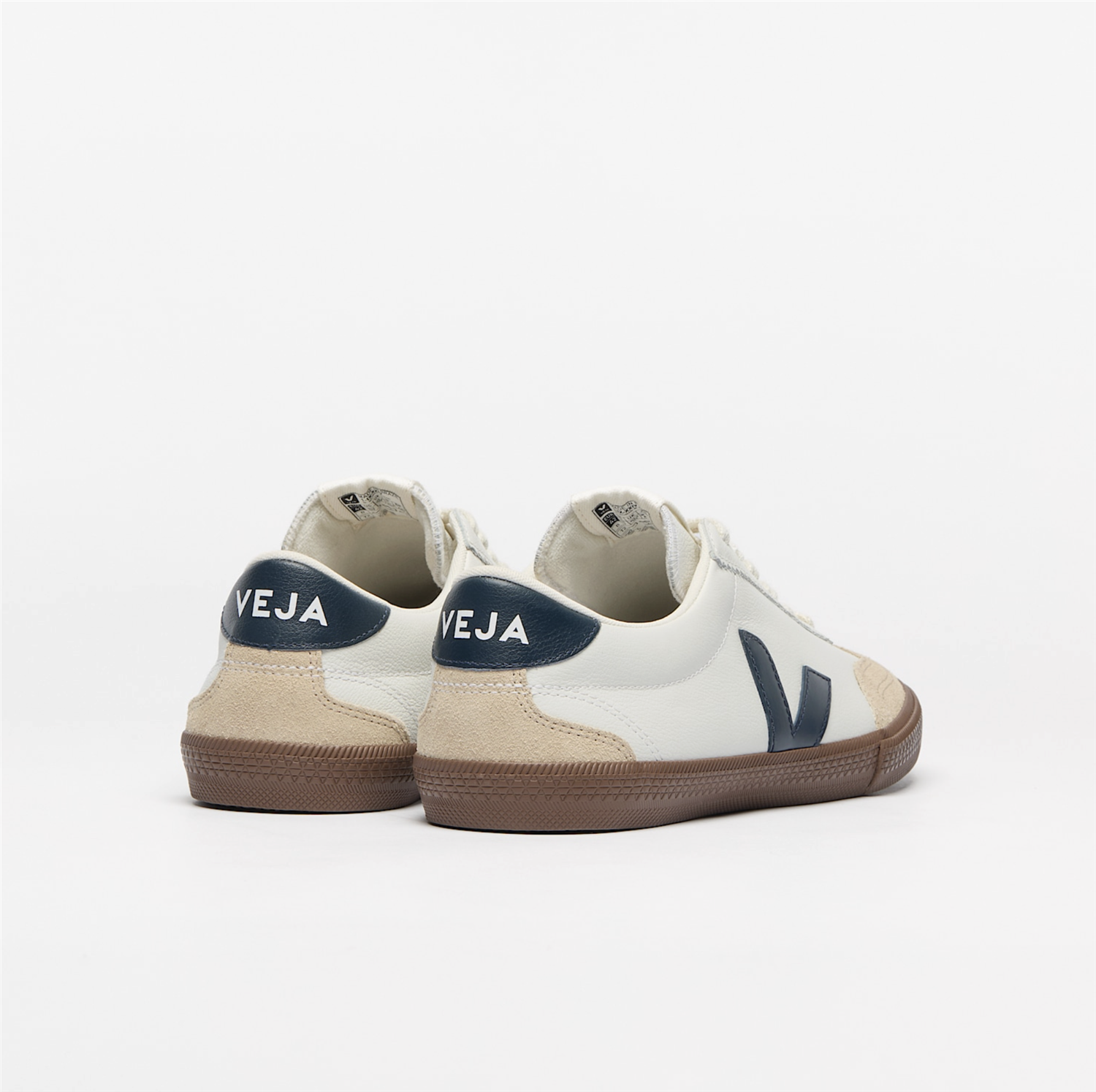 Sneakers - Volley Leather White Nautico Bark M