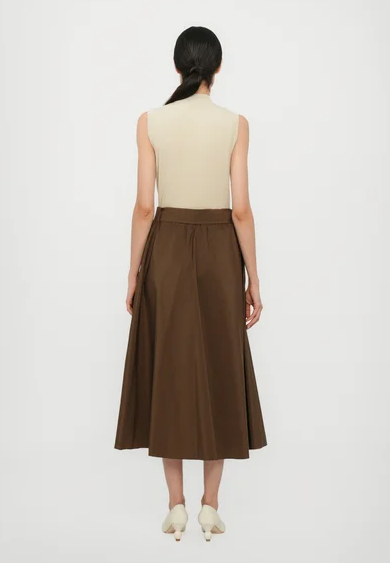 Skjørt -Zarda A-Line Skirt Chocolate