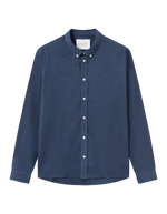 Skjorte - Desert Reg Shirt Dark Navy Melange