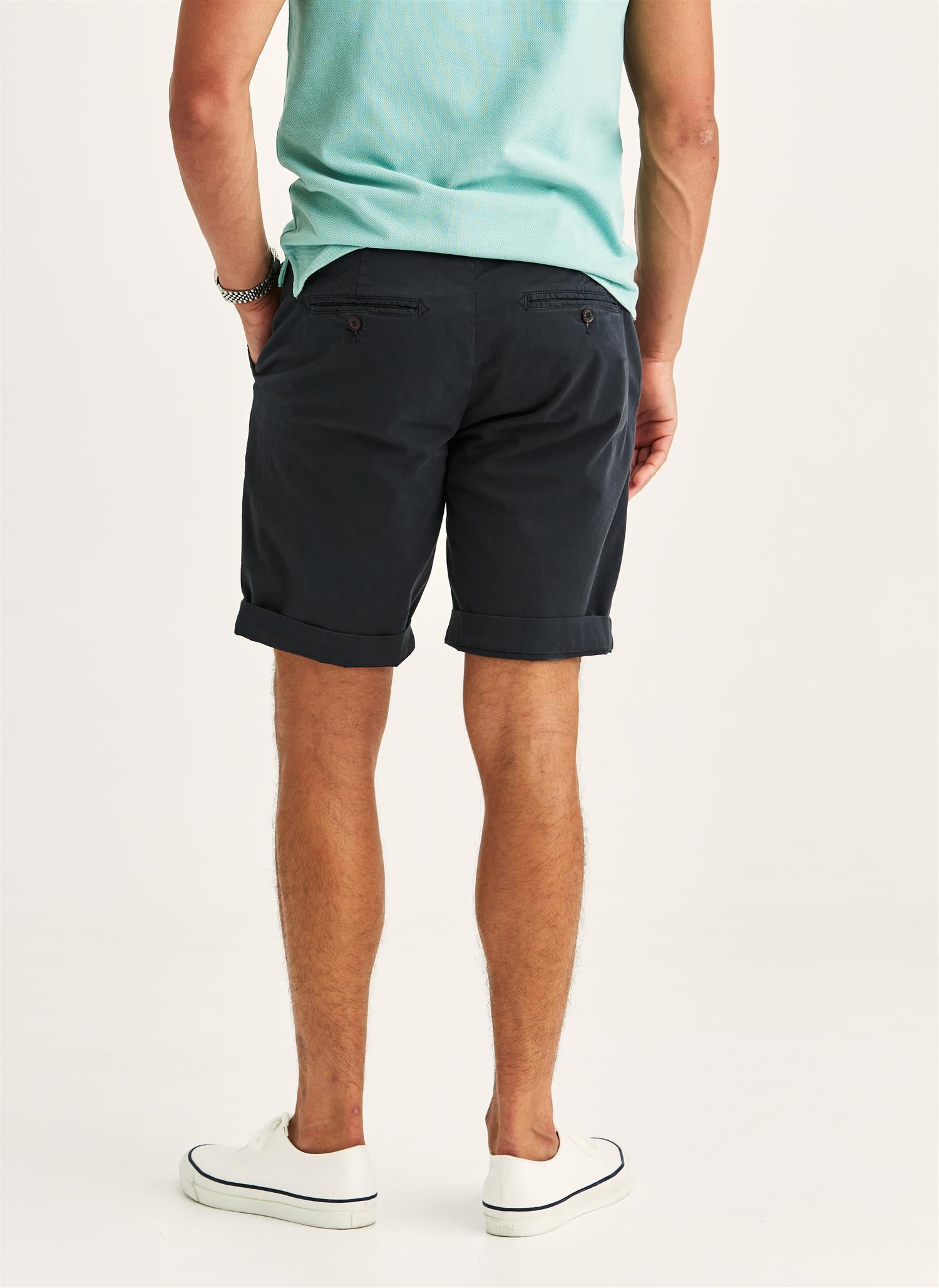 Shorts - Jeffrey Summer Chino Shorts Blue