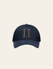 Caps - Baseball Cap Suede II Dark Navy / Mountain Grey