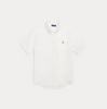 Skjorte - Custom Fit Linen Shirt Ceramic White