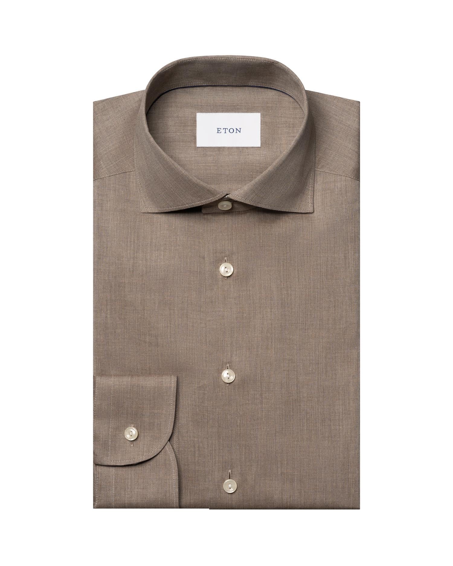 Skjorte - Solid Signature Flannel Shirt Slim Fit