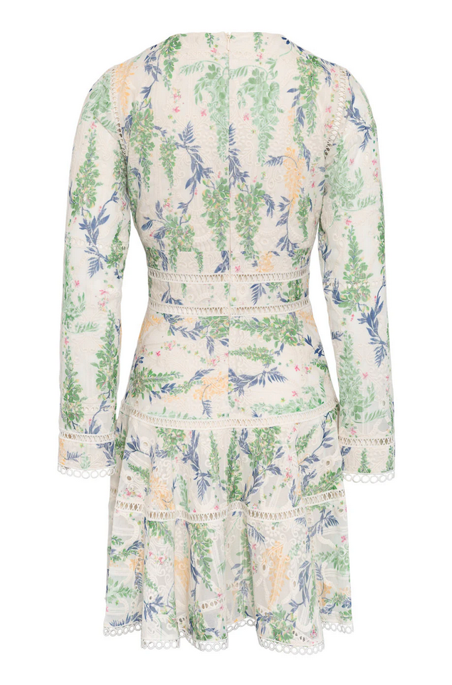 Kjole - Ellie Mini Dress Forest Floral