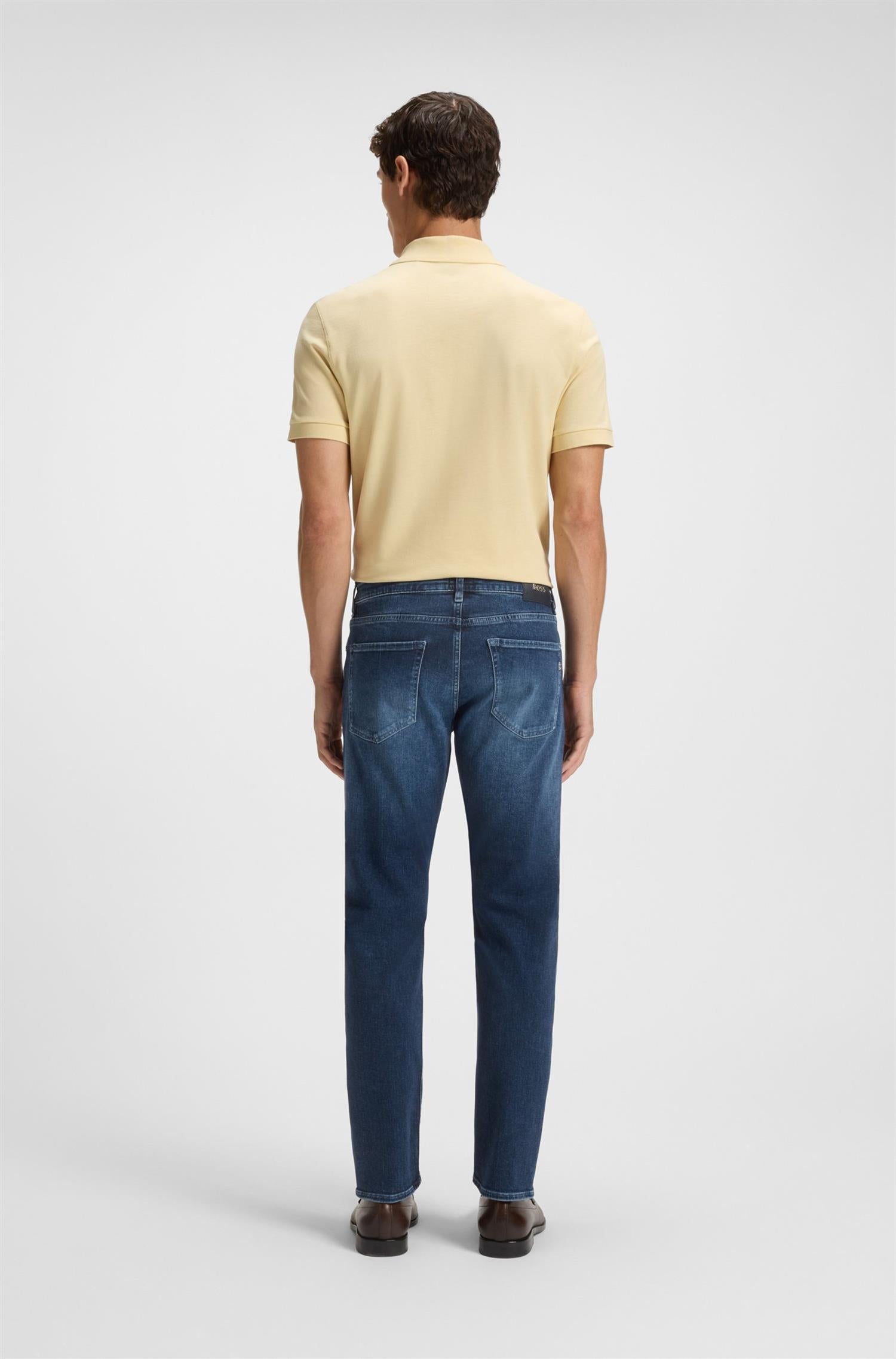 Jeans -  Delaware slim-fit jeans in blue soft-touch denim