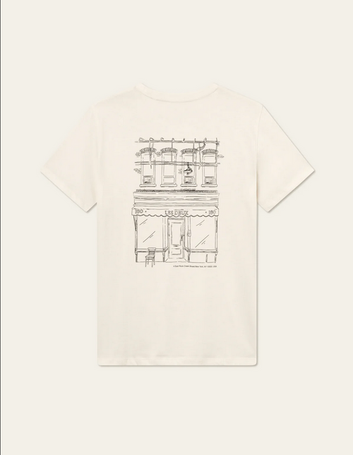 T skjorte - Neighborhood T shirt Ivory Black