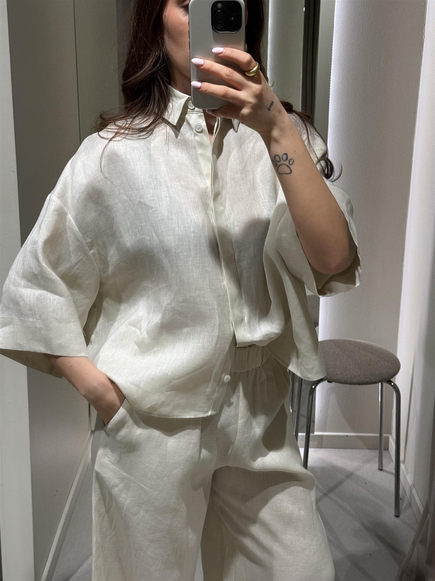 Skjorte - Rito Shirt Milk