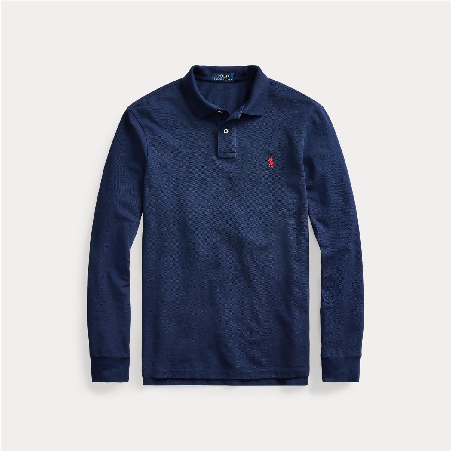 Genser - Custom Slim Fit Mesh Polo Shirt Newport Navy