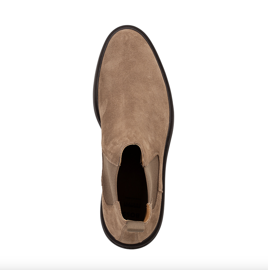 Skoletter - Suede Chelsea Boots Beige