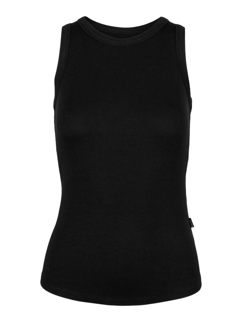 Singlet - Lea Rib Singlet Black