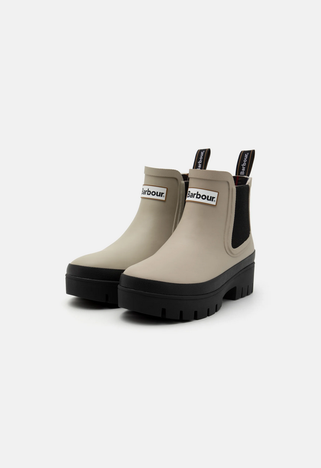 Gummistøvel - Halton Chelsea Boots Light Sand/Black