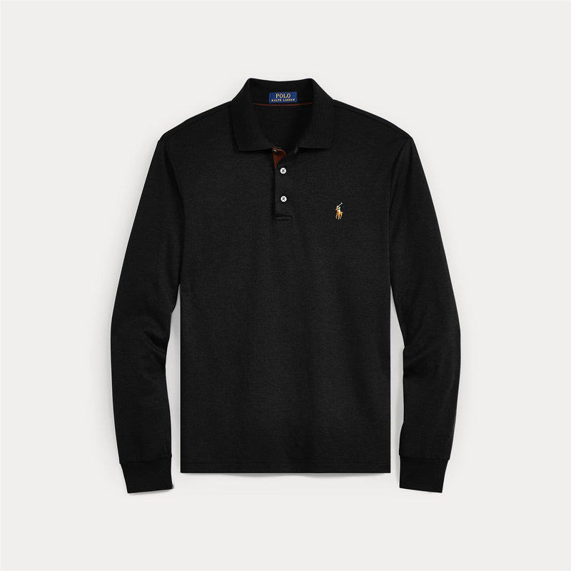 Genser - Custom Slim Fit Soft Cotton Polo Shirt Polo Black